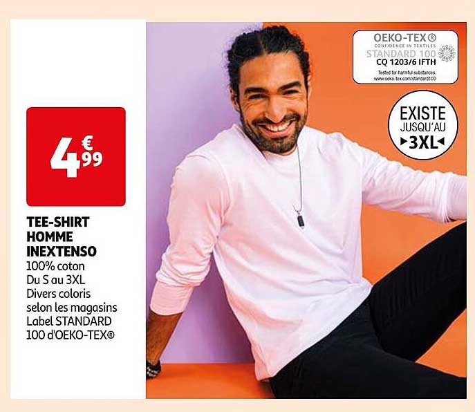 tee-shirt homme inextenso