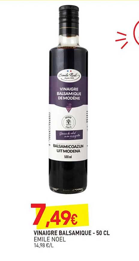vinaigre balsamique emile noël - 50 cl