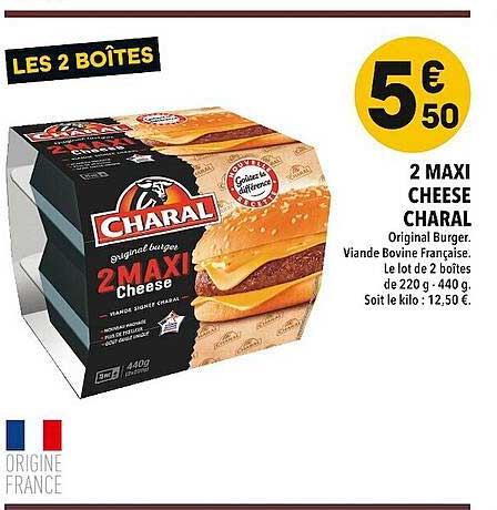 2 Maxi Cheese Charal