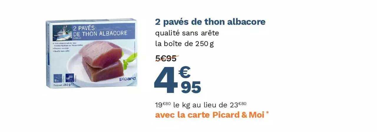2 Pavés De Thon Albacore