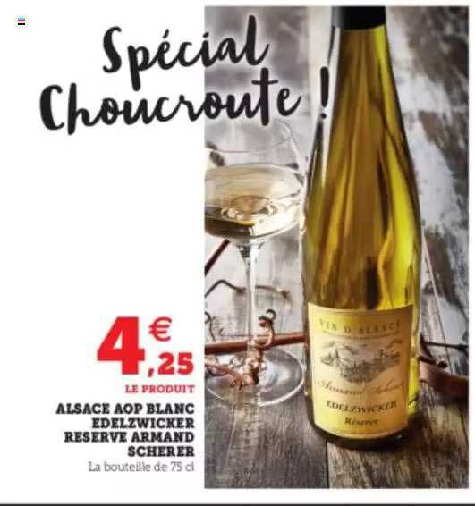 Alsace Aop Blanc Edelzwicker Reserve Armand Scherer