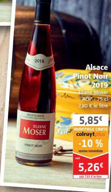 alsace pinot noir 2019 eliane moser