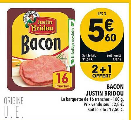bacon justin bridou