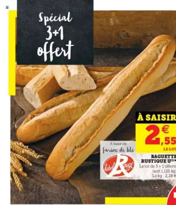 Baguette Rustique U Label Rouge