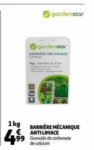 barrière mécanique antilimace