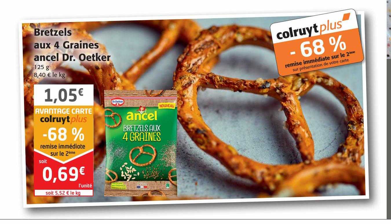 bretzels aux 4 graines ancel dr. oetker