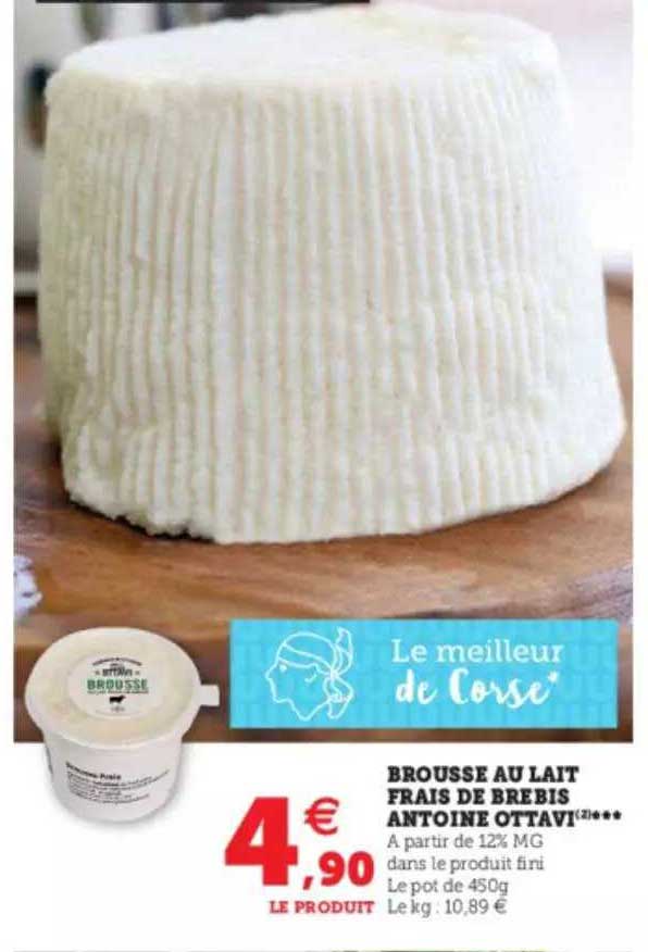 brousse au lait frais de brebis antoine ottavi