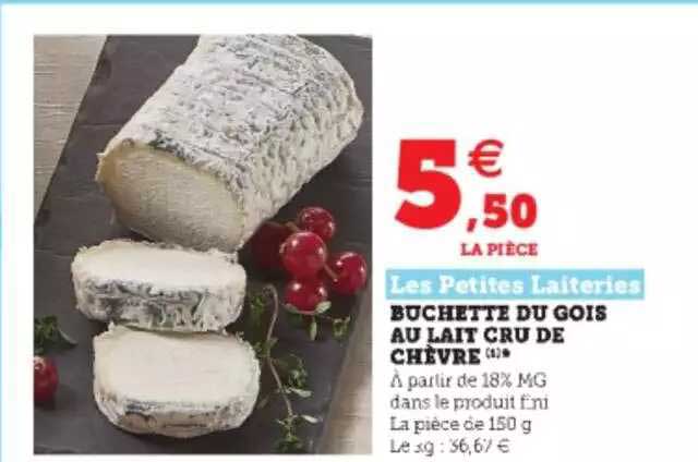 buchette du gois au lait cru de chèvre les petites laiteries