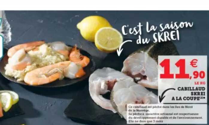 Cabillaud Skrei A La Coupe