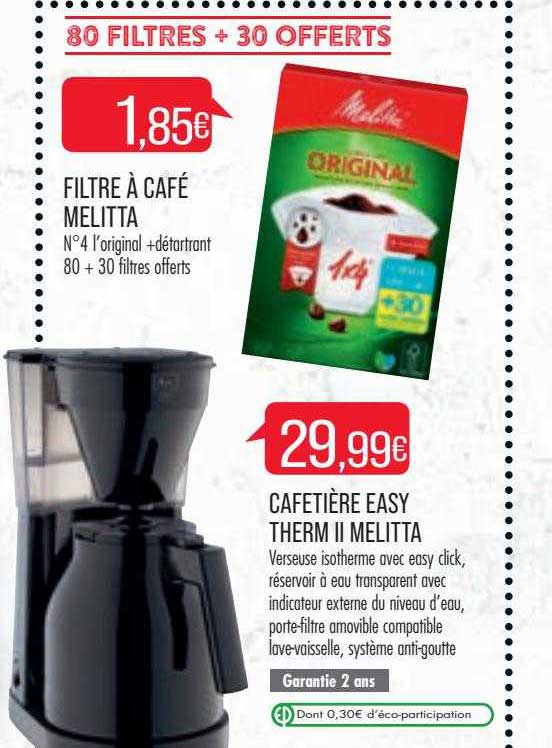 cafetière easy therm II melitta
