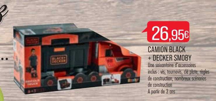Camion Black + Decker Smoby