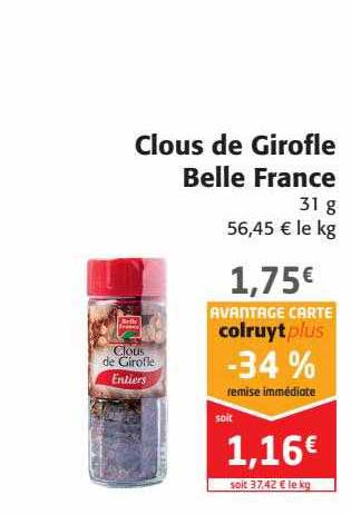 clous de girofle belle france