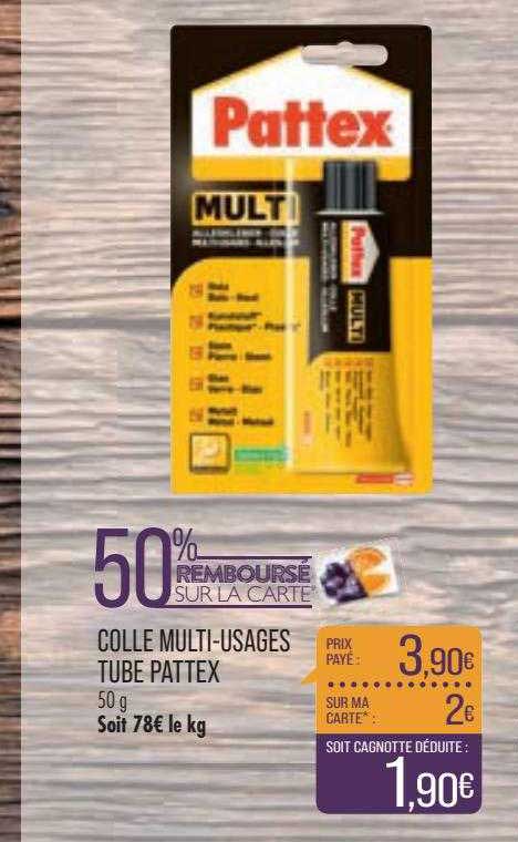 colle multi-usages tube pattex
