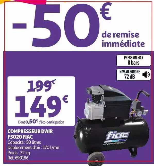 compresseur d'air f5020 fiac