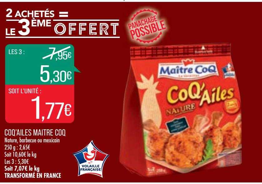 coq'ailes maître coq