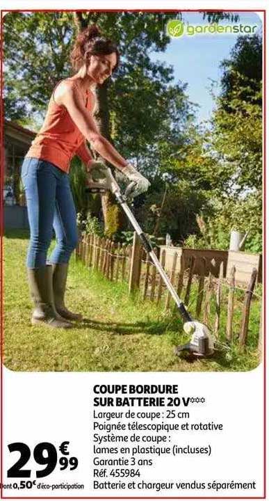 Coupe Bordure Sur Batterie 20v