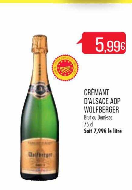 Crémant D'alsace Aop Wolfberger