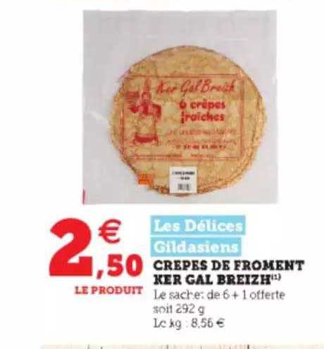 crêpes de froment ker gal breizh