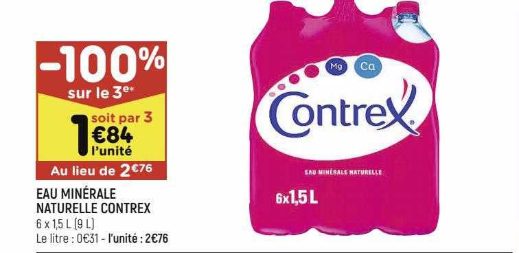 Eau Minérale Naturelle Contrex