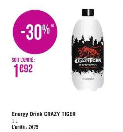 energy drink crazy tiger
