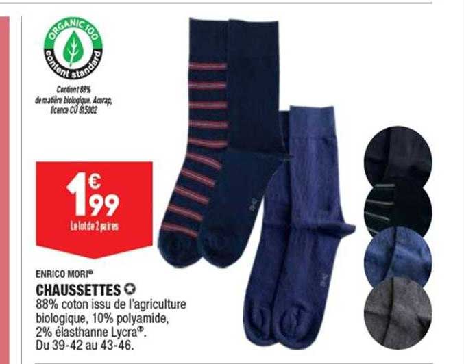 enrico mori chaussettes
