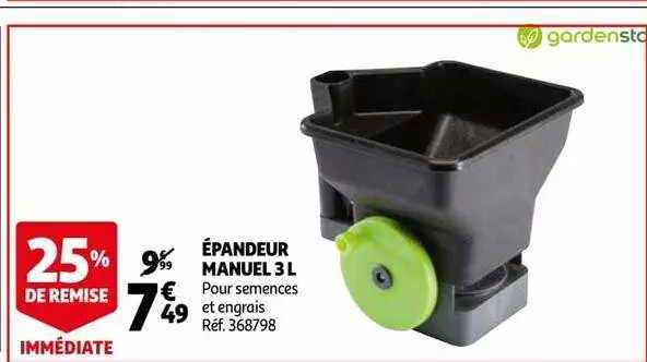 épandeur manuel 3 l gardenstar