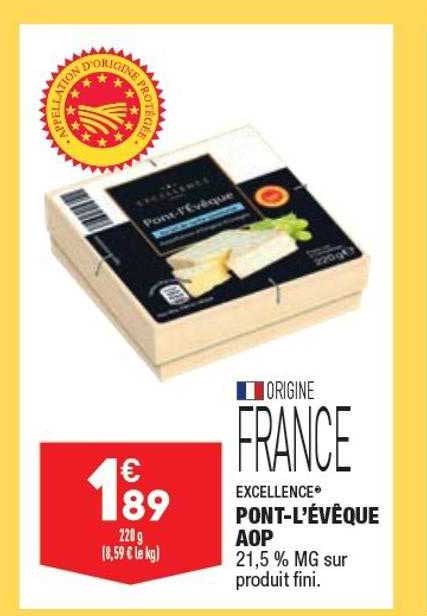 excellence pont-l'évêque aop