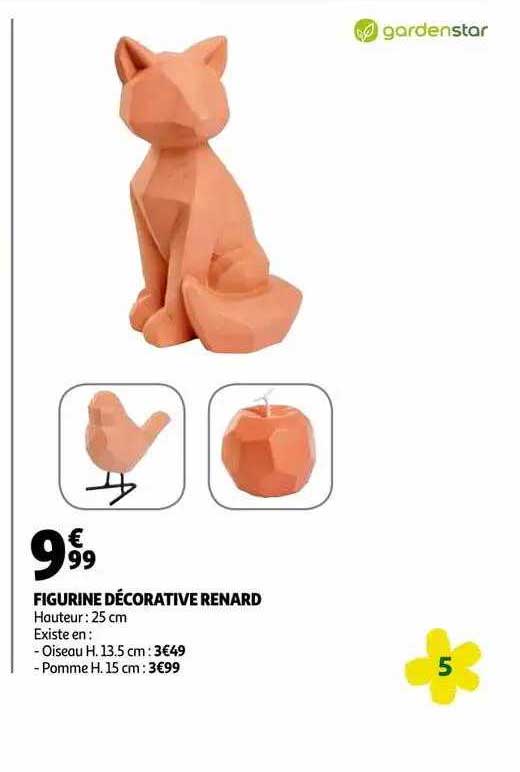 figurine décorative renard