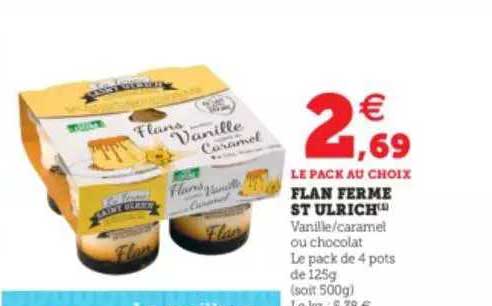 Flan Ferme St Ulrich