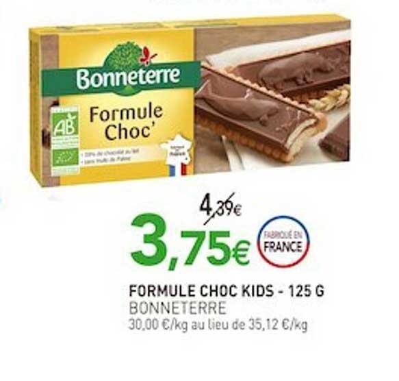 formule choc kids bonneterre