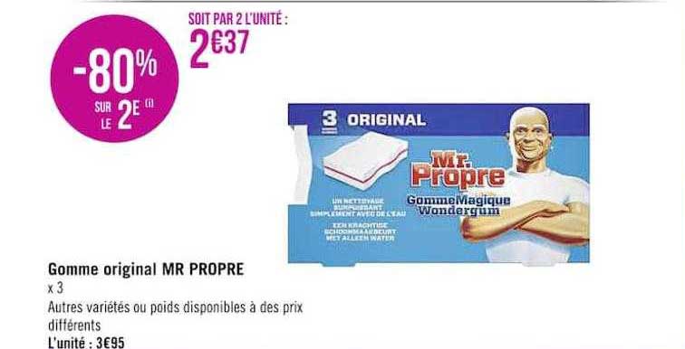 gomme original mr propre