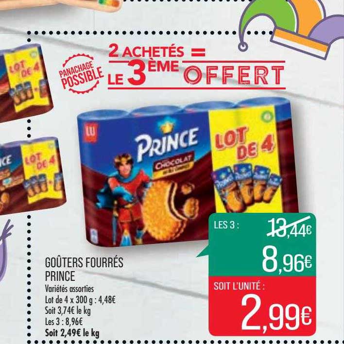 Goûters Fourrés Prince