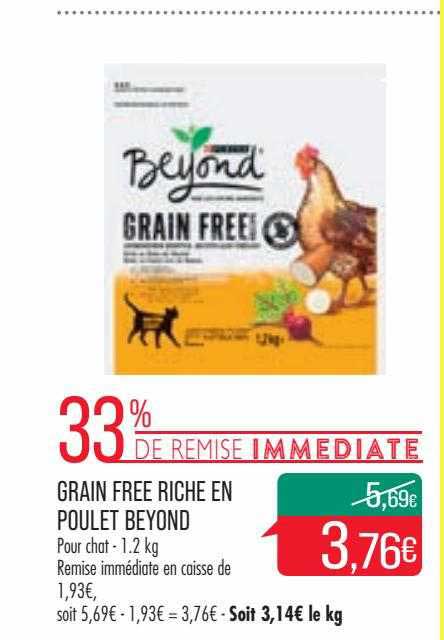 grain free riche en poulet beyond