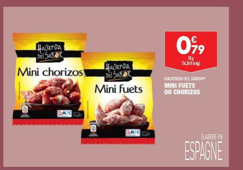 hacienda del sabor mini fuets ou chorizos