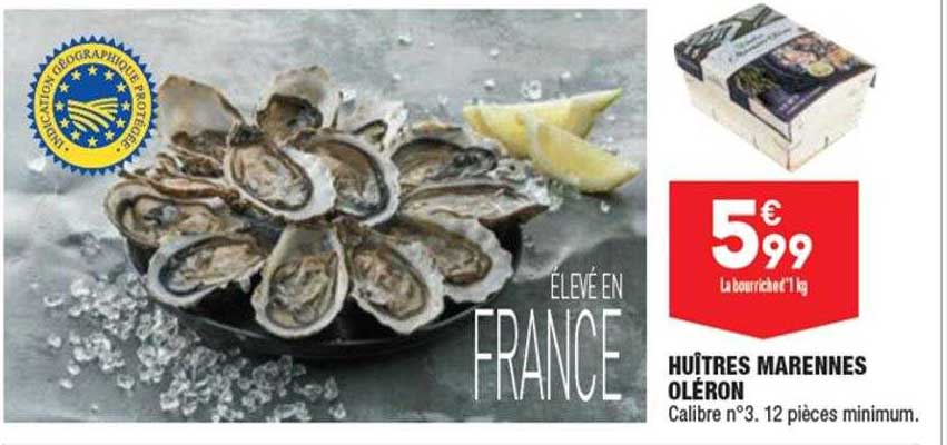 huîtres marennes oléron