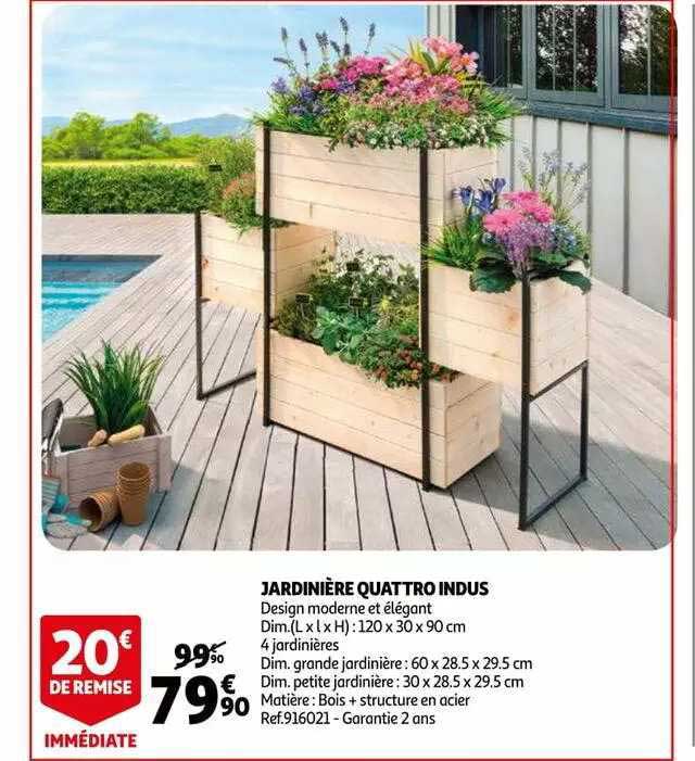 jardinière quattro indus