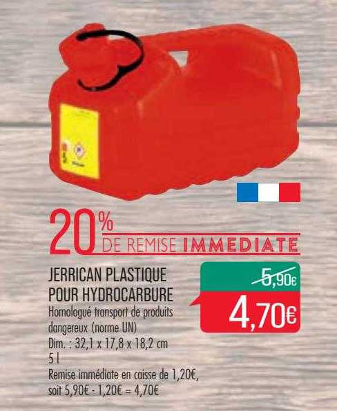 jerrican plastique pour hydrocarbure