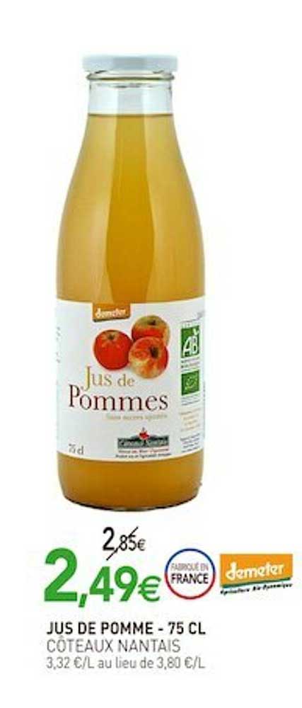 jus de pomme côteaux nantais