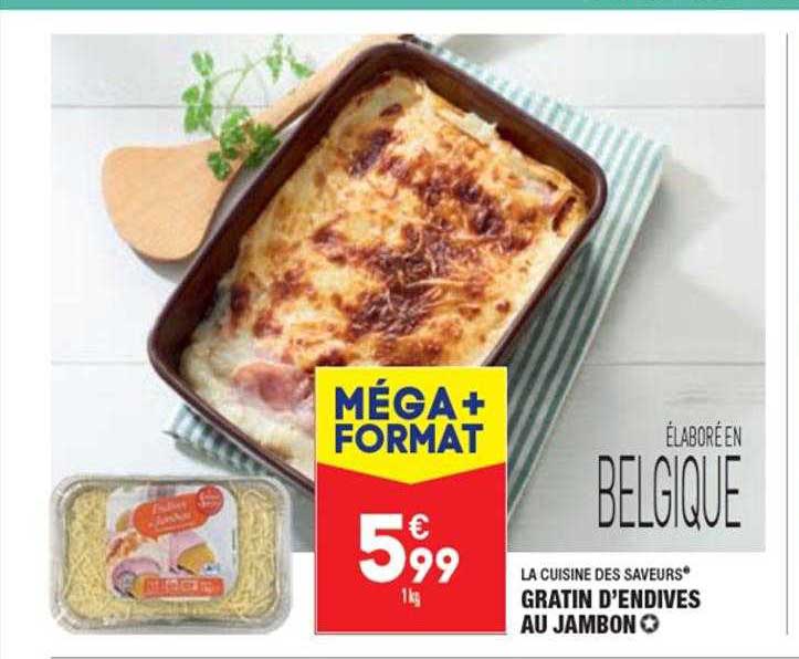 la cuisine des saveurs gratin d'endives au jambon