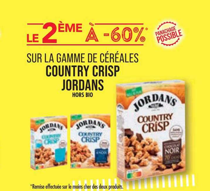 La Gamme De Céréales Country Crisp Jordans