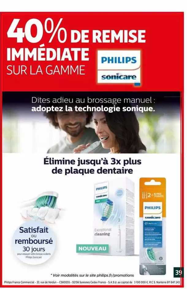 la gamme philips, sonicare