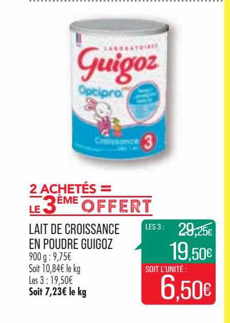 Lait De Croissance En Poudre Guigoz