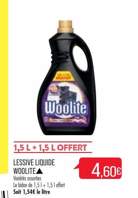 Lessive Liquide Woolite