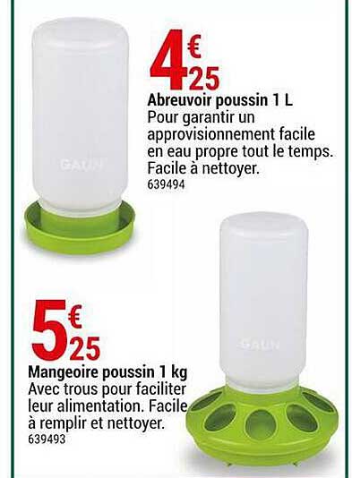 mangeoire poussin 1 kg