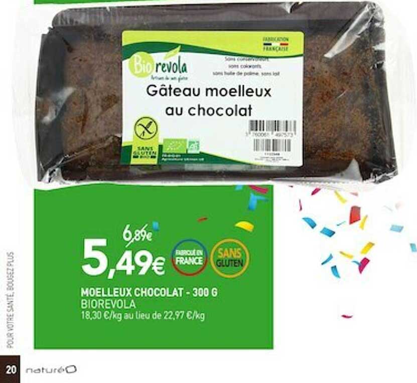 Moelleux Chocolat Biorevola