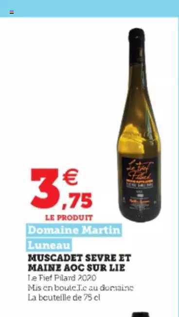 muscadet sèvre et maine aoc sur lie