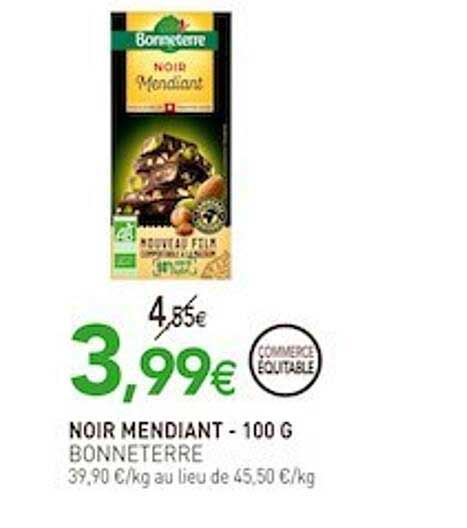 noir mendiant bonneterre