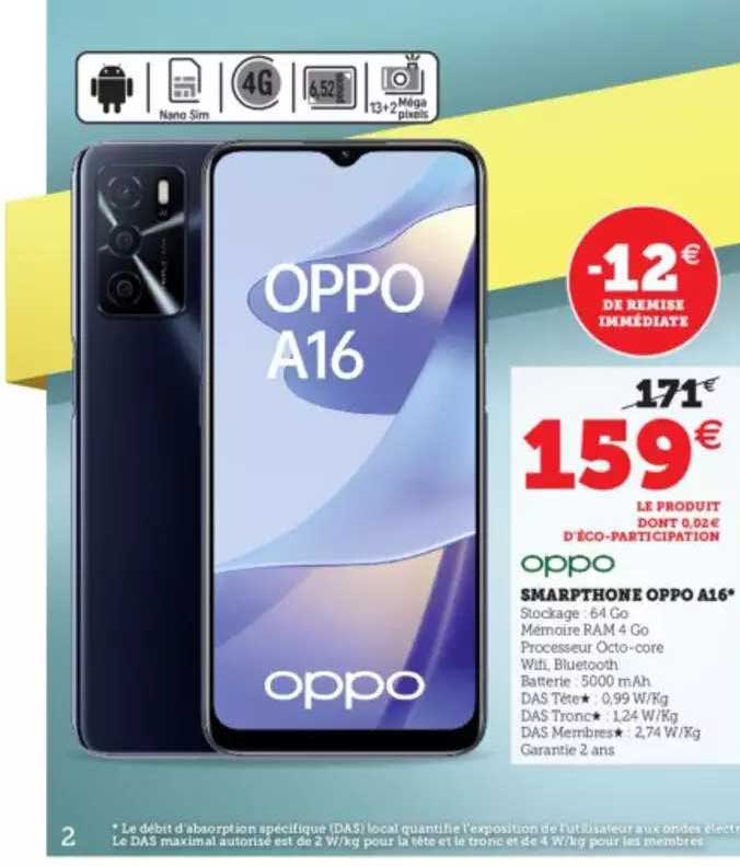 oppo smartphone oppo a16