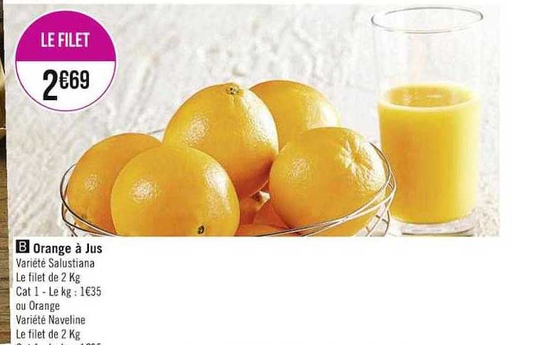 orange à jus salustiana ou orange naveline
