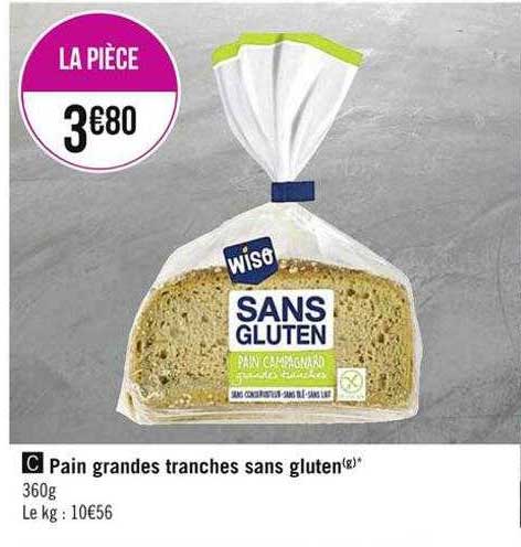 pain grandes tranches sans gluten